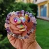 Гривна от Естествени камъни "Флуорит" за Повече Енергия и Концентрация