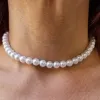 4в1 Колие от Естествени камъни "Аметист и Каменна перла с Медальон" за Хармония и Баланс